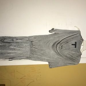 Sliver/Gray Dress with pockets